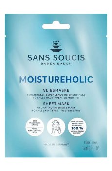 Увлажняющая тканевая маска для лица Sans Soucis Moistureholic, 16 мл