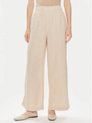 Gap Штани з тканини 855967-01 Бежевий Relaxed Fit Gap Штани з тканини 855967-01 Бежевий Relaxed Fit