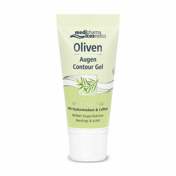 Гель для кожи вокруг глаз Оlivenol Augen Contour Gel Кофеин и гиалуроновая кислота, 15 мл Гель для кожи вокруг глаз Оlivenol Augen Contour Gel Кофеин и гиалуроновая кислота, 15 мл