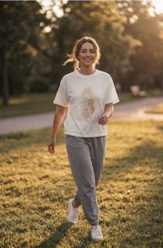 Футболка з коротким рукавом - кремовий