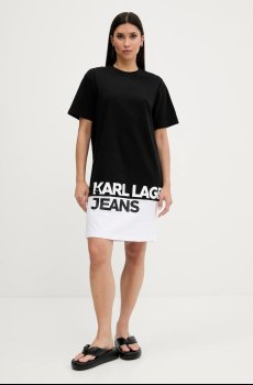Хлопковое платье Karl Lagerfeld Jeans