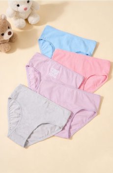 Класичні трусики, 5 пар - різнобарвний