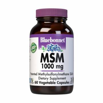 Метилсульфонилметан Bluebonnet Nutrition MSM 1000 мг, 60 капсул Метилсульфонилметан Bluebonnet Nutrition MSM 1000 мг, 60 капсул