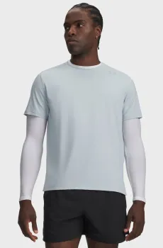 Мужская голубая футболка UA Velociti Pro Shortsleeve Голубой S Under Armour 6009506-034