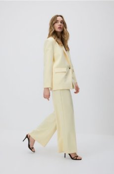 Reserved - Вільні штани - світло-жовтий - 033JP-10X