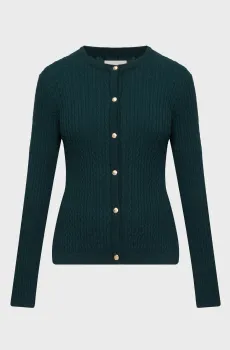 Женский зеленый кардиган MINI CABLE KNIT Зеленый S Gant 4805271