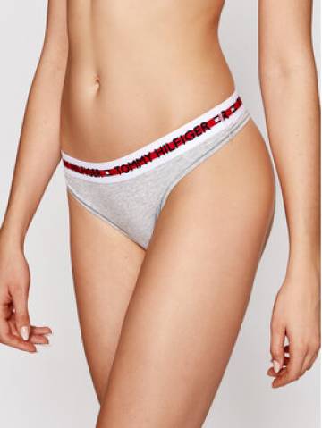 Tommy Hilfiger Стрінги Thong UW0UW02458 Сірий