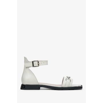 Сандалі Ankle strap молочні Estro ER00111554 Сандалі Ankle strap молочні Estro ER00111554