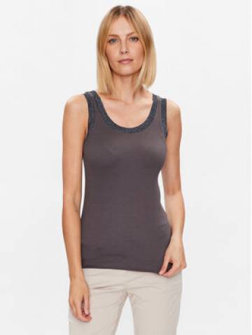 Fabiana Filippi Топ JED273W152 Сірий Regular Fit Fabiana Filippi Топ JED273W152 Сірий Regular Fit