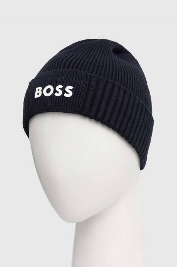 Шапка с примесью шерсти Boss Green BOSS GREEN цвет синий Шапка с примесью шерсти Boss Green BOSS GREEN цвет синий