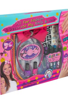 Детский набор косметики для девочек Shantou Jinxing для ногтей и волос, от 5 лет (L5293)