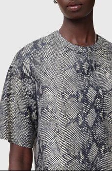 Кожаная блузка AllSaints RENAI