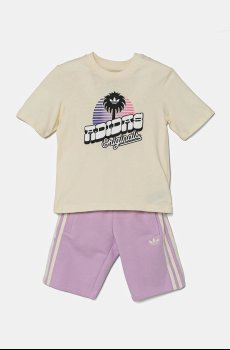 Детский комплект из хлопка adidas Originals