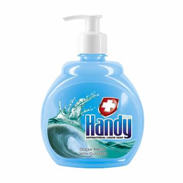 Жидкое мыло Clovin Handy Antibacterial Liquid Soap Ocean Fresh Свежесть океана, 500 мл Жидкое мыло Clovin Handy Antibacterial Liquid Soap Ocean Fresh Свежесть океана, 500 мл