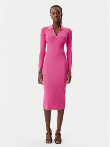 Patrizia Pepe Трикотажна сукня 8A1491/K078-R846 Рожевий Slim Fit Patrizia Pepe Трикотажна сукня 8A1491/K078-R846 Рожевий Slim Fit