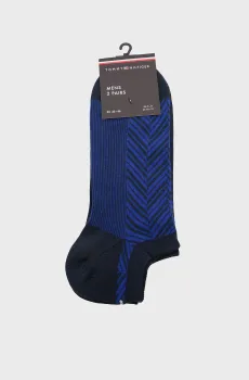 Мужские синие носки (2 пары) HERRI Синий 43-46 Tommy Hilfiger 701236323