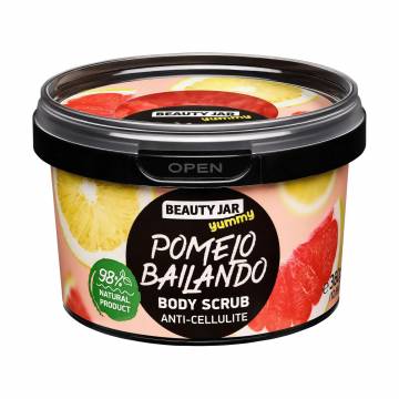 Антицеллюлитный скраб для тела Beauty Jar Yummy Pomelo Bailando Anti-Cellulite Body Scrub Помело Байландо, 360 г Антицеллюлитный скраб для тела Beauty Jar Yummy Pomelo Bailando Anti-Cellulite Body Scrub Помело Байландо, 360 г