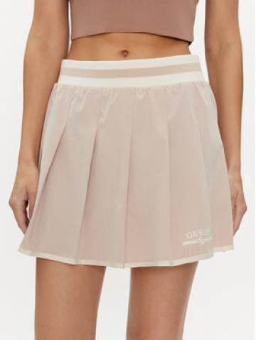 Guess Спідниця трапеція Arleth V4GD19 WG2Q0 Бежевий Regular Fit Guess Спідниця трапеція Arleth V4GD19 WG2Q0 Бежевий Regular Fit