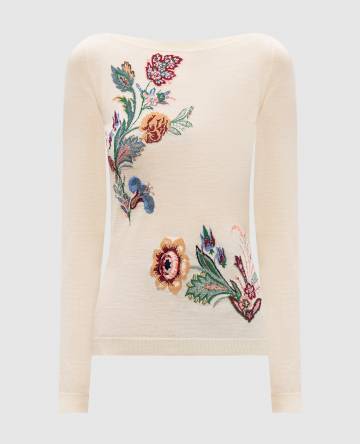 Желтый джемпер с шерстью