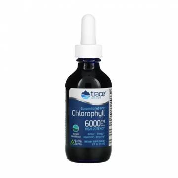 Хлорофилл концентрированный ионный Trace Minerals Concentrated Ionic Chlorophyll со вкусом мяты, в жидкости, 6000 мг, 59 мл Хлорофилл концентрированный ионный Trace Minerals Concentrated Ionic Chlorophyll со вкусом мяты, в жидкости, 6000 мг, 59 мл