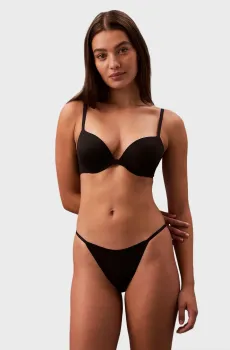 Женские черные трусики STRING BIKINI Черный XS Calvin Klein LV00QF8086