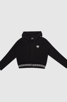 Детская черная спортивная куртка Greca