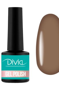 Гель-лак для ногтей Divia Chocolate Gel Polish Di1233, CH020 Caramel Choco, 8 мл