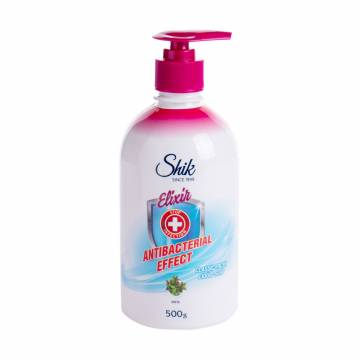 Мыло жидкое Shik Elixir Antibacterial Effect Classic Fresh Liquid Soap Классическая свежесть, 500 г Мыло жидкое Shik Elixir Antibacterial Effect Classic Fresh Liquid Soap Классическая свежесть, 500 г