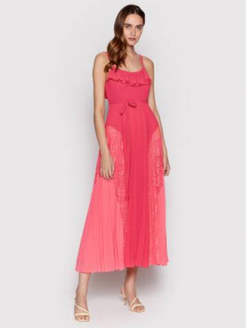 TWINSET Коктейльна сукня 221TT2477 Рожевий Regular Fit TWINSET Коктейльна сукня 221TT2477 Рожевий Regular Fit