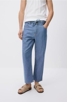Reserved - Джинси relaxed straight - синій - YV142-55J
