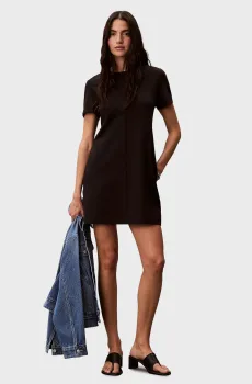 Женское черное платье A- PUNTO MILANO T Черный XXS Calvin Klein Jeans LV047C241G