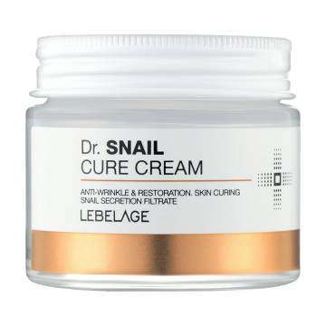 Восстанавливающий крем для лица Lebelage Dr. Snail Cure Cream, 70 мл Восстанавливающий крем для лица Lebelage Dr. Snail Cure Cream, 70 мл