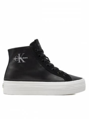 Calvin Klein Jeans Снікерcи Bold Vulc Flatf Mid Mix Ml Mtr YW0YW01491 Чорний Calvin Klein Jeans Снікерcи Bold Vulc Flatf Mid Mix Ml Mtr YW0YW01491 Чорний