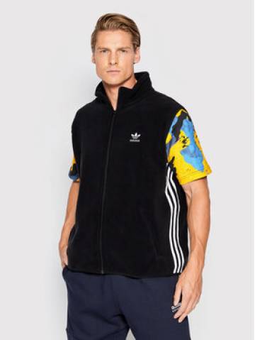adidas Жилет adicolor 3 Stripes HK7392 Чорний Relaxed Fit adidas Жилет adicolor 3 Stripes HK7392 Чорний Relaxed Fit