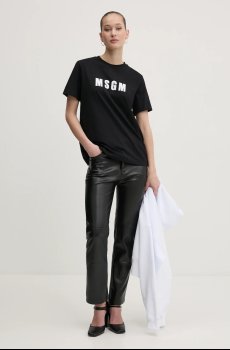 Хлопковая футболка MSGM