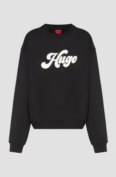 Женский черный свитшот Черный XS HUGO 50541169;001