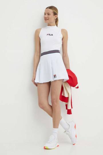 Боди Fila Limeira женские цвет белый с полугольфом FAW0754 Боди Fila Limeira женские цвет белый с полугольфом FAW0754