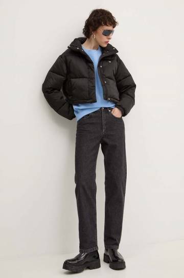 Куртка Tommy Jeans женская цвет чёрный зимняя DW0DW18292 Куртка Tommy Jeans женская цвет чёрный зимняя DW0DW18292