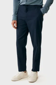 Мужские темно-синие льняные брюки ETHAN Basic linen pants Синий XL Mexx MF007000651M