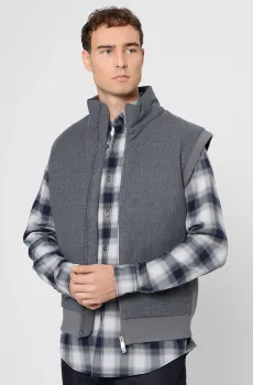 Мужской серый жилет Серый S BOSS 50550007;029