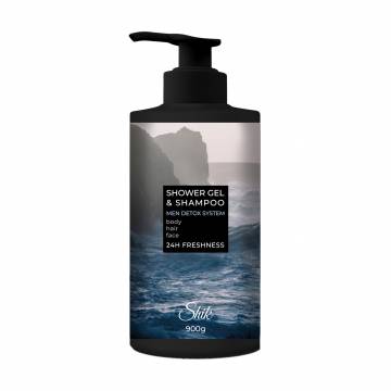 Мужской гель-шампунь для душа и волос Shik Men Detox System Shower Gel & Shampoo, 900 г Мужской гель-шампунь для душа и волос Shik Men Detox System Shower Gel & Shampoo, 900 г