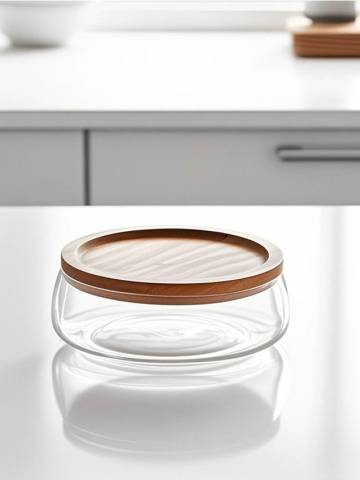 Скляний контейнер для їжі з кришкою - clear Скляний контейнер для їжі з кришкою - clear