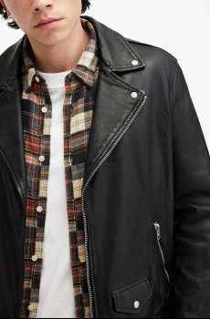 Кожаная куртка AllSaints MILO
