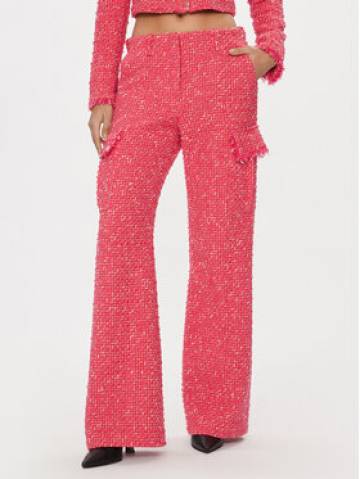 Patrizia Pepe Штани з тканини 8P0601/A376-F592 Рожевий Flare Fit Patrizia Pepe Штани з тканини 8P0601/A376-F592 Рожевий Flare Fit