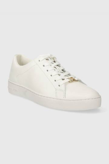 Кожаные кроссовки MICHAEL Michael Kors Keaton цвет белый 43R4KTFS2L Кожаные кроссовки MICHAEL Michael Kors Keaton цвет белый 43R4KTFS2L