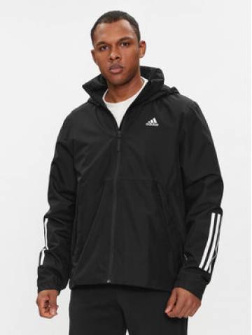adidas Демісезонна куртка BSC 3-Stripes RAIN.RDY H65773 Чорний Regular Fit adidas Демісезонна куртка BSC 3-Stripes RAIN.RDY H65773 Чорний Regular Fit