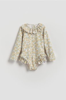 Reserved - Купальник з довгим рукавом - кремовий - 103IQ-01X