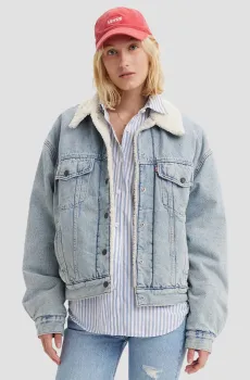 Женская голубая джинсовая куртка Голубой XS Levi’s® A4435;0010