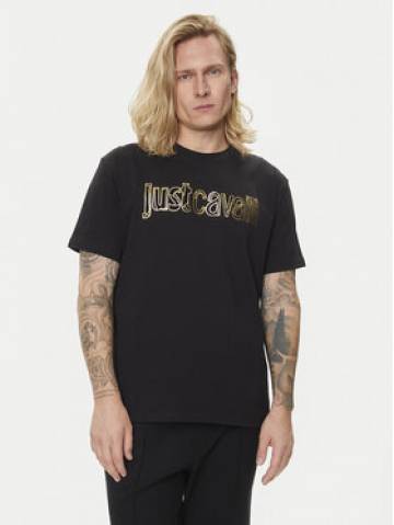 Just Cavalli Футболка 76OAHG15 Чорний Regular Fit Just Cavalli Футболка 76OAHG15 Чорний Regular Fit