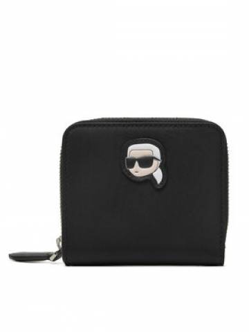KARL LAGERFELD Мале жіноче портмоне A1W32078 Чорний KARL LAGERFELD Мале жіноче портмоне A1W32078 Чорний